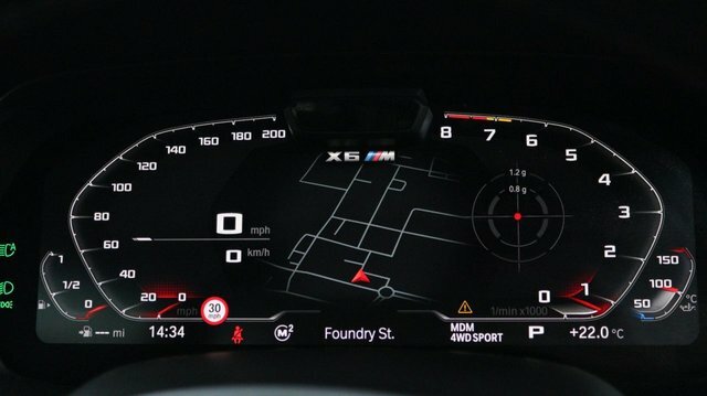 BMW X6 M 4.4I V8 Competition Xdrive Euro 6 Ss Black #72