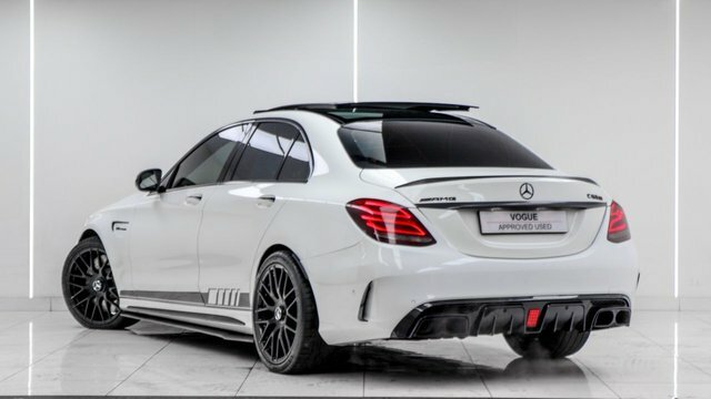 Mercedes-Benz C Class 4.0 C63 V8 Biturbo Amg S Premium Saloon Petr White #3