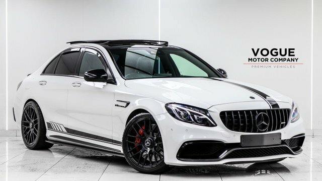 Mercedes-Benz C Class 4.0 C63 V8 Biturbo Amg S Premium Saloon Petr White
