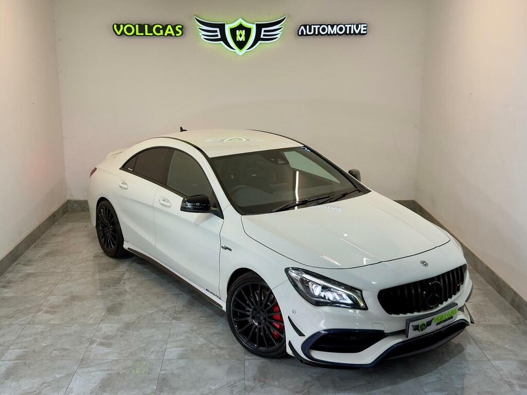 Mercedes-Benz CLA Class 2.0 Cla45 Amg Coupe Spds Dct 4Matic Euro 6 Ss 4 White