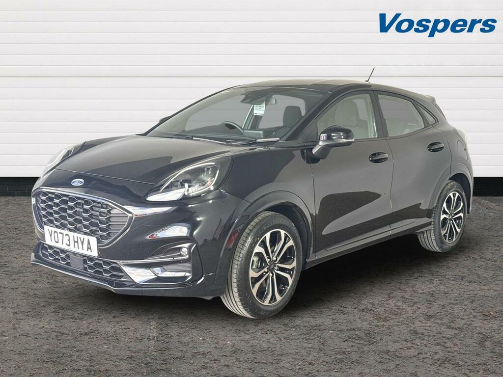 Ford Puma 1.0 Ecoboost Hybrid Mhev St-line YO73HYA Black #3