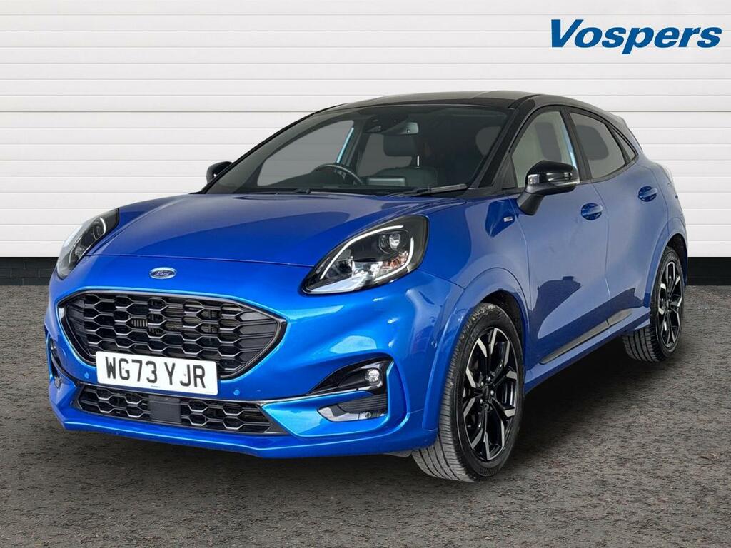 Ford Puma 1.0 Ecoboost Hybrid Mhev 155 St-line X WG73YJR Blue #3