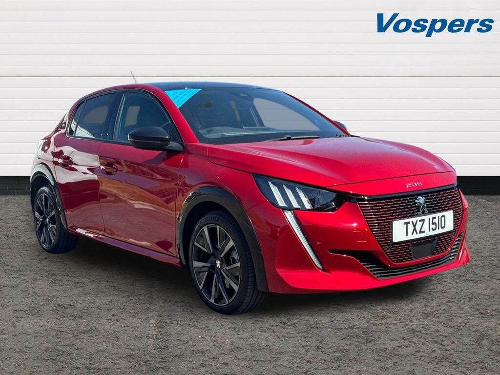 Peugeot e-208 100Kw Gt 50Kwh Red