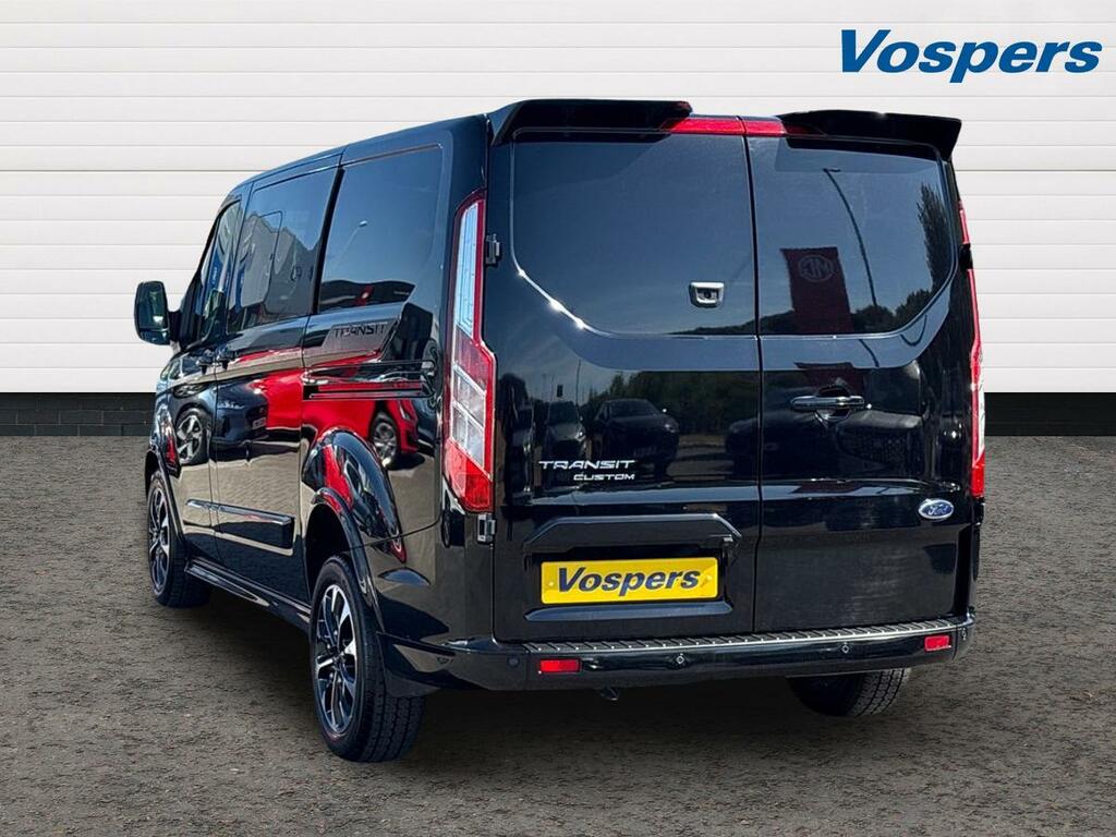Ford Transit Custom 2.0 Ecoblue 170Ps Low Roof Dcab Sport Van WF72XPE Black #5