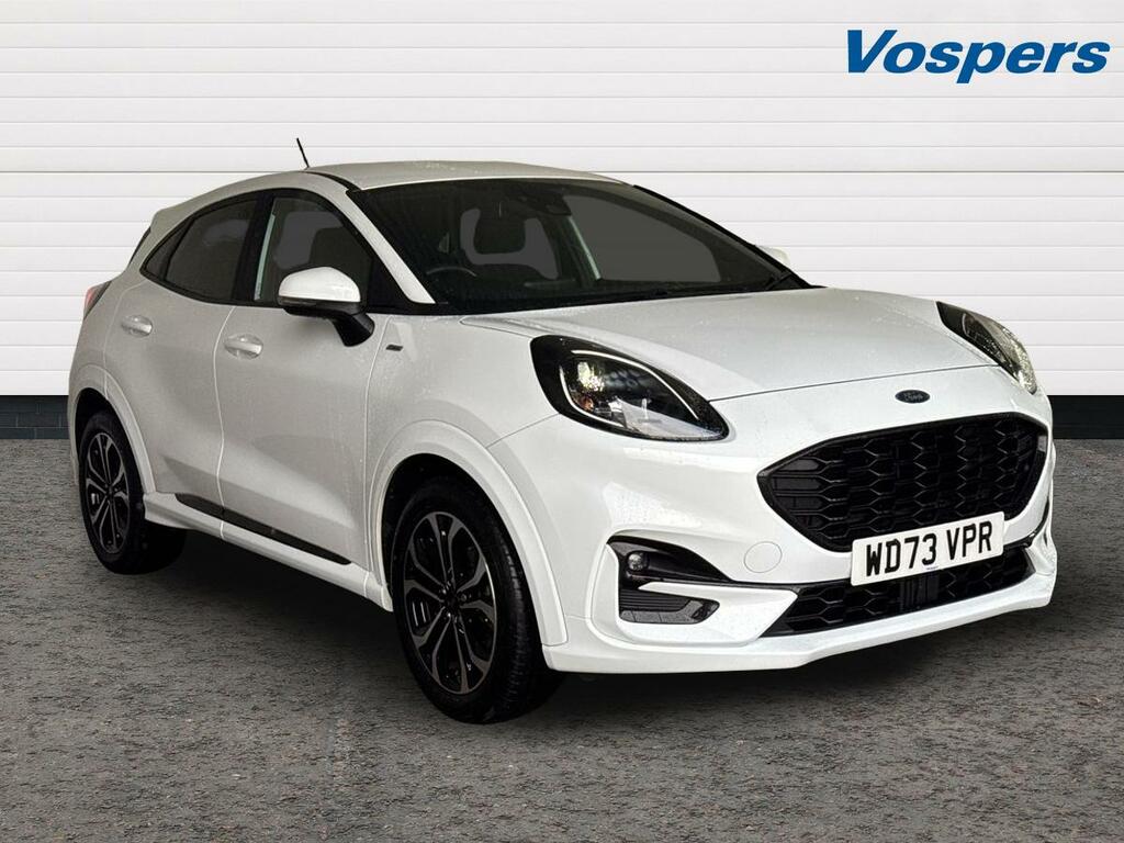 Ford Puma 1.0 Ecoboost Hybrid Mhev St-line Dct White