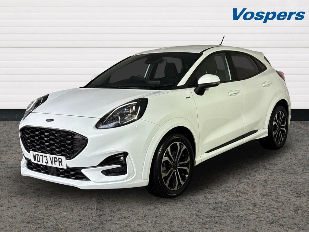 Ford Puma 1.0 Ecoboost Hybrid Mhev St-line Dct White #3
