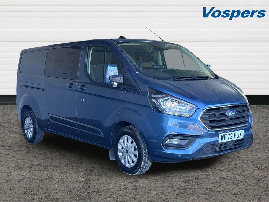 Ford Transit Custom 2.0 Ecoblue 130Ps Low Roof Dcab Limited Van Blue