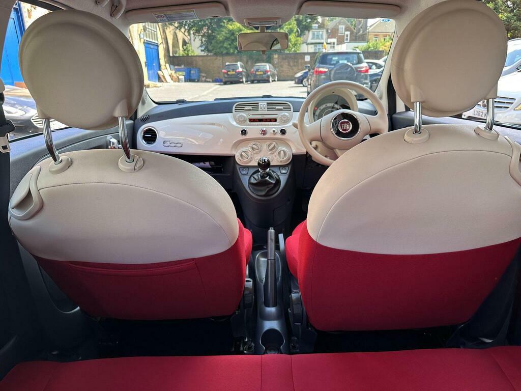 Fiat 500 1.2 Lounge Hatchback Euro 4 69 White #28