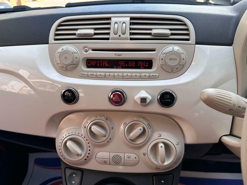 Fiat 500 1.2 Lounge Hatchback Euro 4 69 White #18