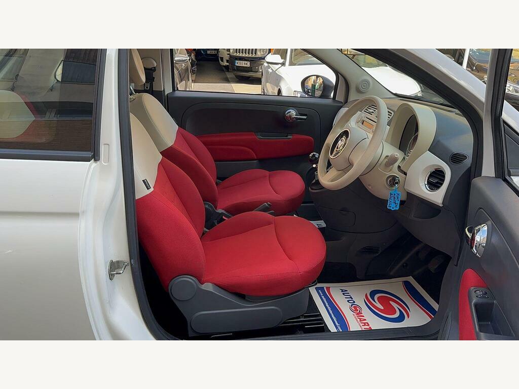 Fiat 500 1.2 Lounge Hatchback Euro 4 69 White #36