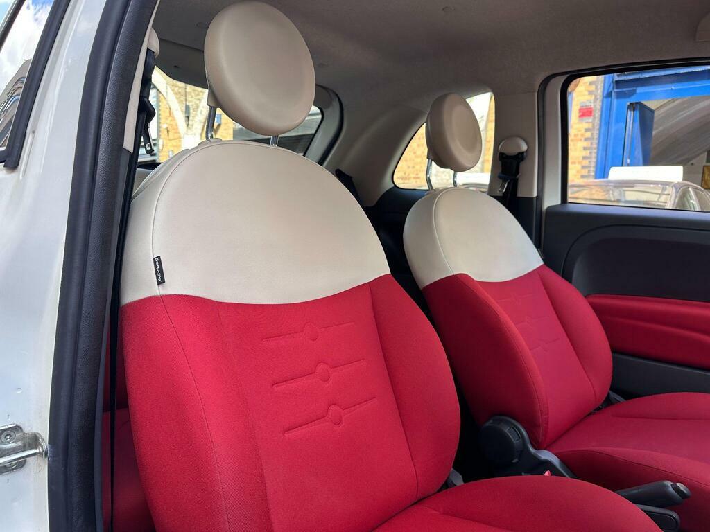 Fiat 500 1.2 Lounge Hatchback Euro 4 69 White #15