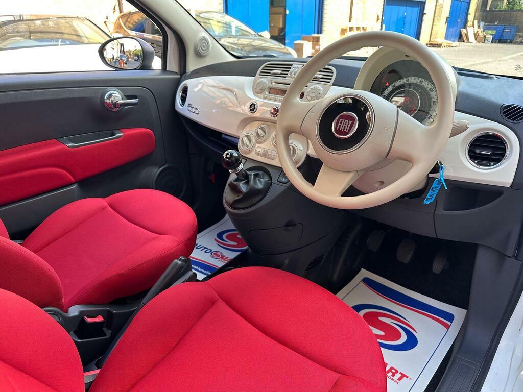 Fiat 500 1.2 Lounge Hatchback Euro 4 69 White #14
