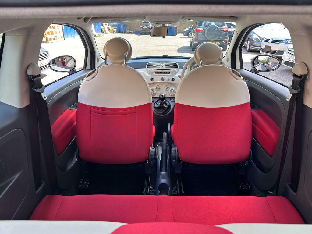 Fiat 500 1.2 Lounge Hatchback Euro 4 69 White #32
