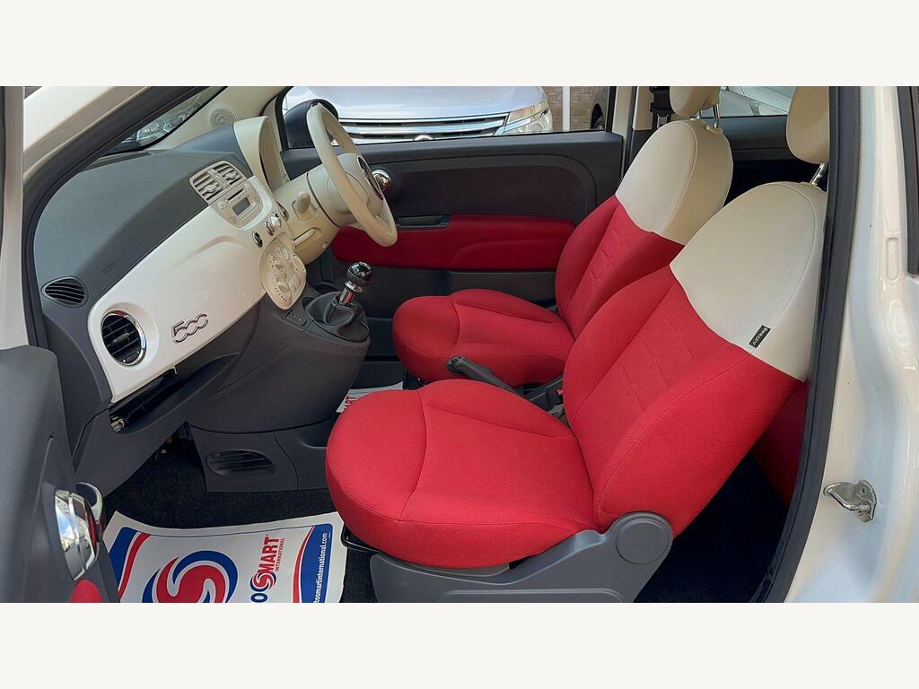 Fiat 500 1.2 Lounge Hatchback Euro 4 69 White #37