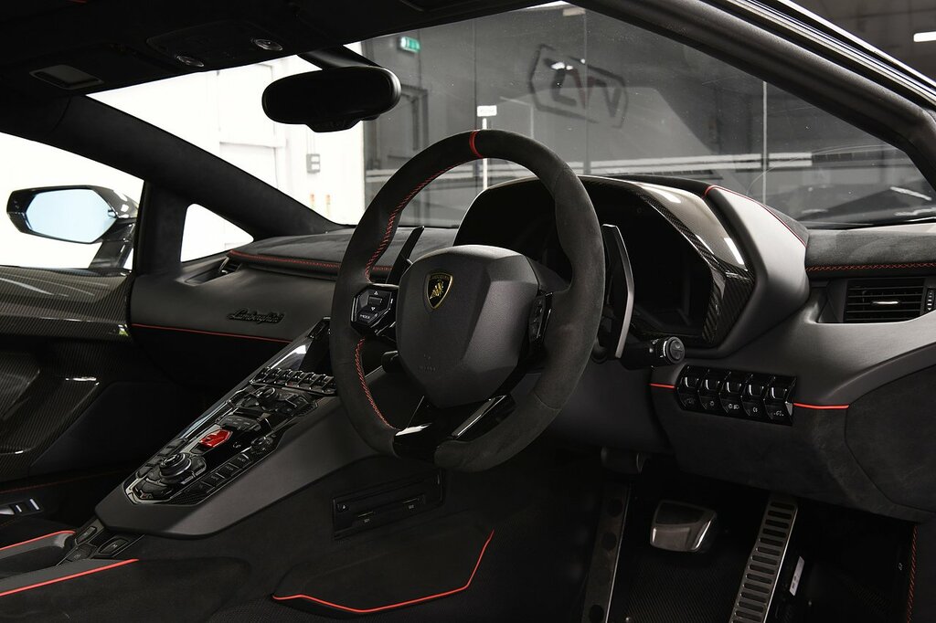 Lamborghini Aventador V12 Lp 770-4 Svj Black #4