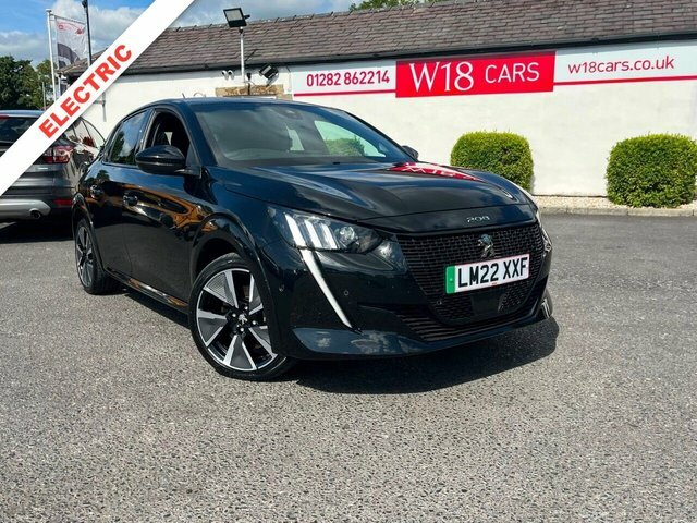 Peugeot e-208 Gt Premium Hatchback Black