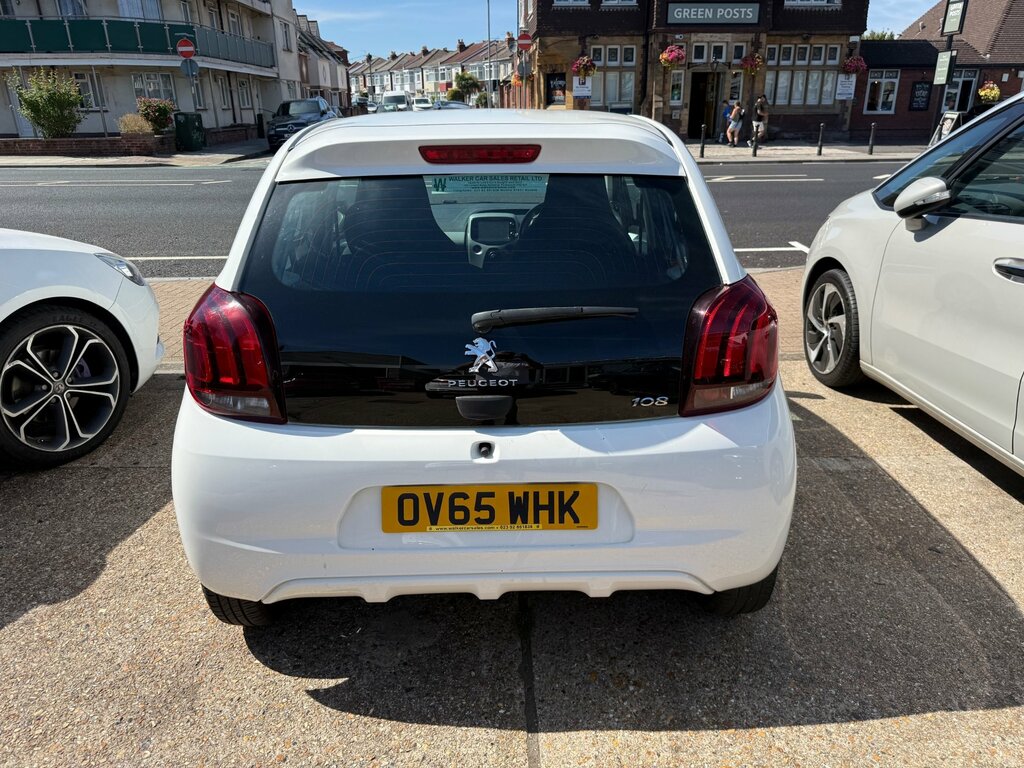 Peugeot 108 1.0 Active Hatchback 2 Tronic Euro 6 6 White #5