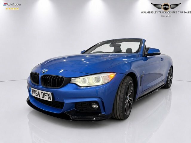 BMW 4 Series 435D M Sport Convertible Blue #5