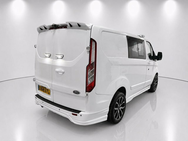 Ford Transit Custom 320 Ecoblue Crew Van EO68ETL White #4