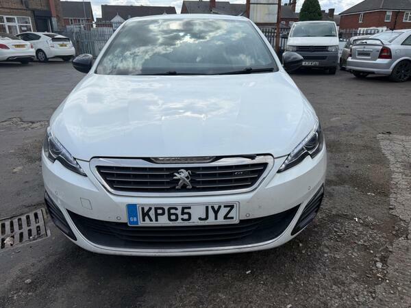 Peugeot 308 2.0 Bluehdi Gt Euro 6 Ss White #2
