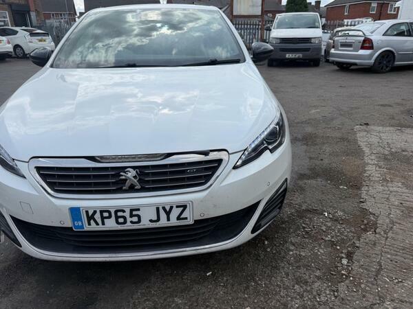 Peugeot 308 2.0 Bluehdi Gt Euro 6 Ss White #3
