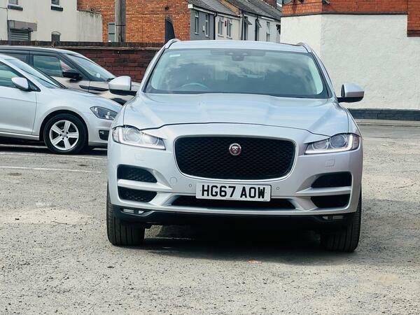 Jaguar F-Pace 2.0 D180 Portfolio Awd Euro 6 Ss HG67AOW Silver #5