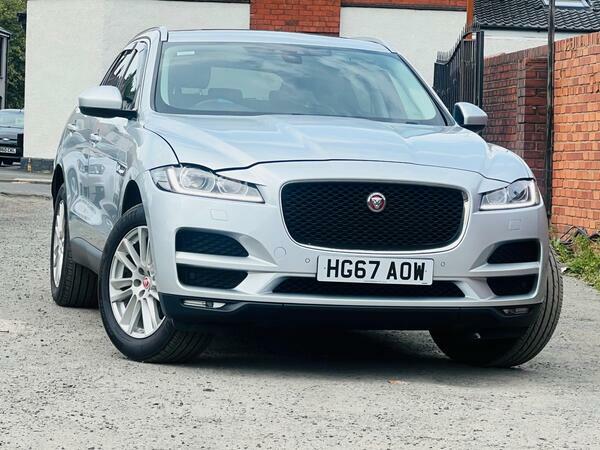 Jaguar F-Pace 2.0 D180 Portfolio Awd Euro 6 Ss Silver
