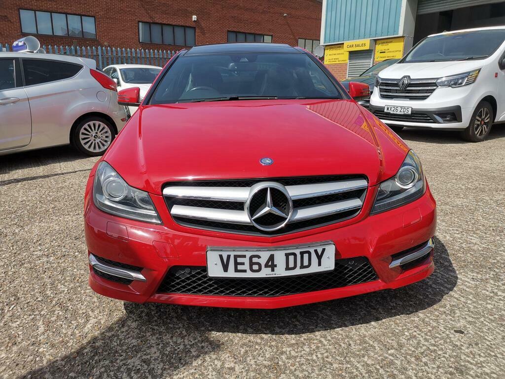 Mercedes-Benz C Class 2.1 C220 Cdi Amg Sport Edition G-tronic Euro 5 S VE64DDY Red #4