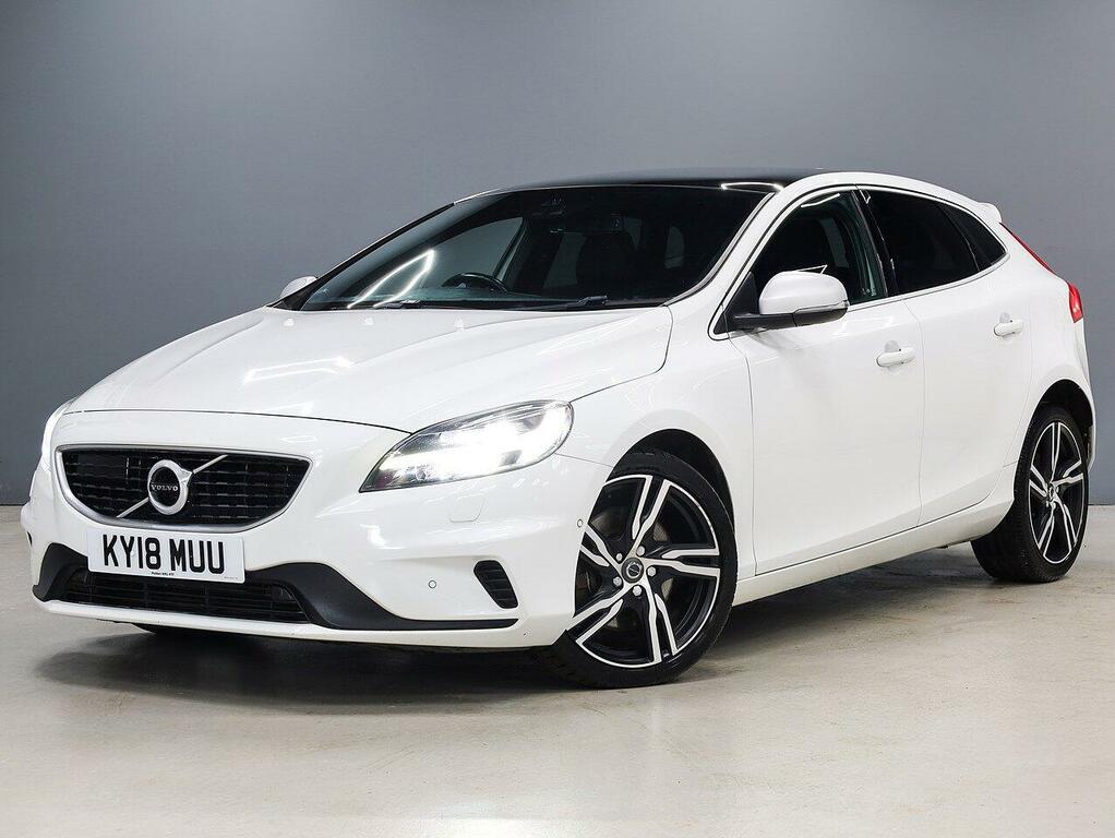Volvo V40 D4 R-design Pro Hatchback White #5