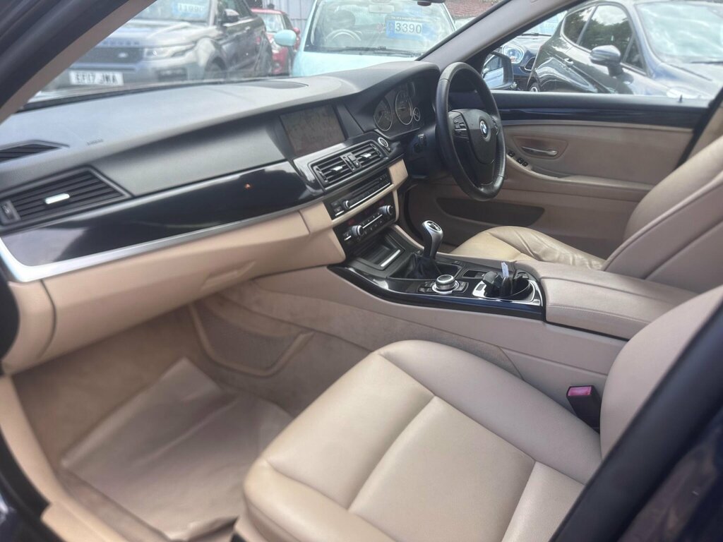 BMW 5 Series 3.0 530D Se Steptronic Euro 5 Blue #12