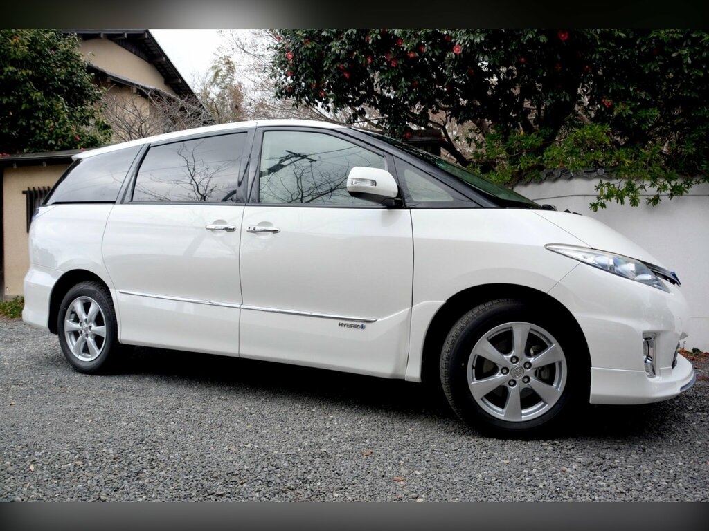 Toyota Estima 2.4 Hybrid X Grade 4Wd E Four White #5