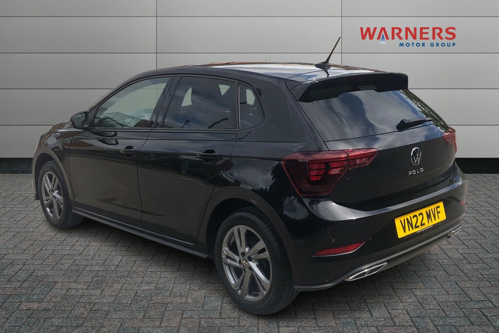 Volkswagen Polo 1.0 Tsi R-line Dsg Black #3