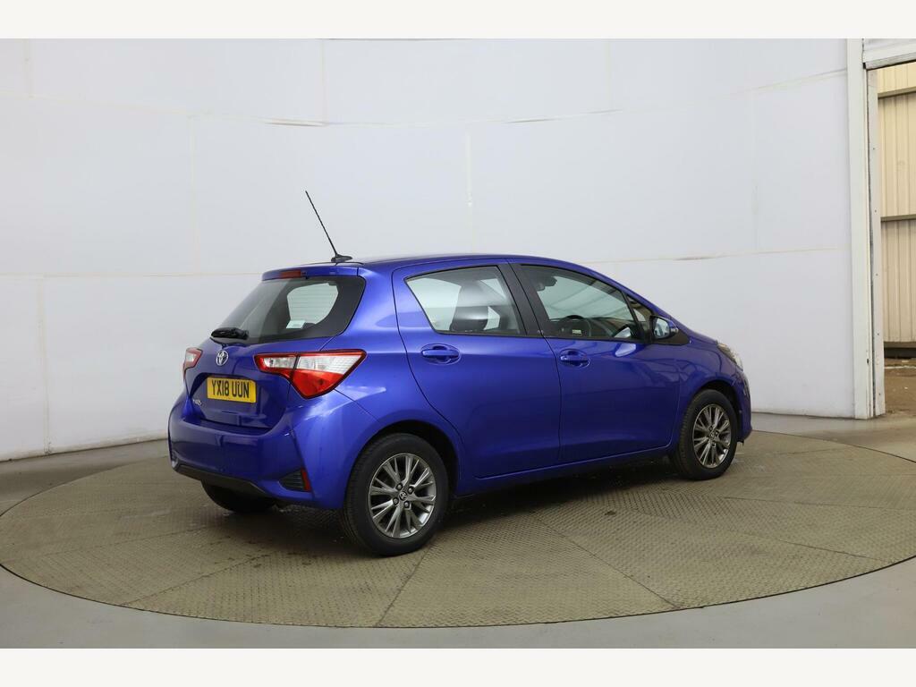 Toyota Yaris 1.5 Vvt-i Icon Euro 6 YX18UUN Blue #4
