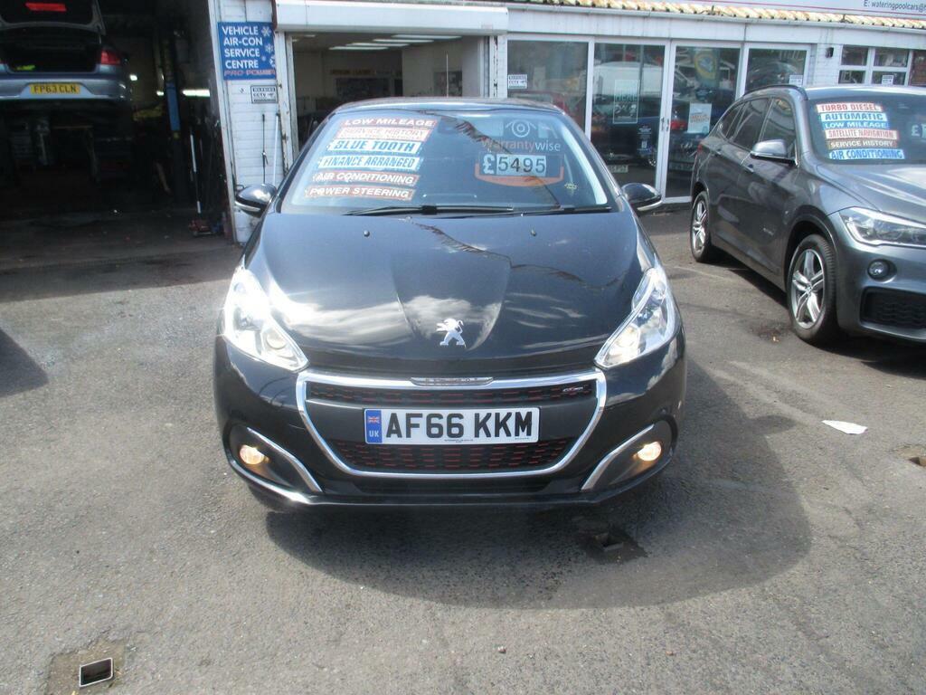 Peugeot 208 1.2 Puretech Gt Line Euro 6 S S AF66KKM Black #4