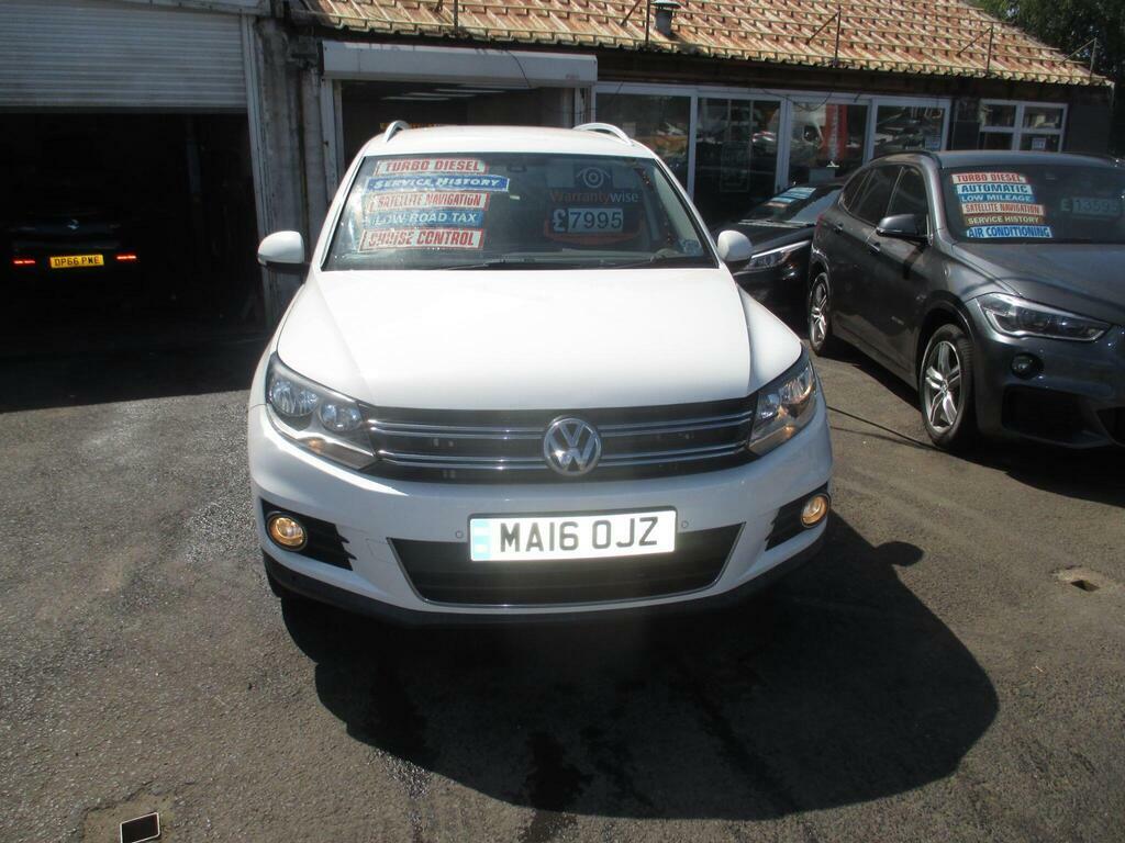 Volkswagen Tiguan 2.0 Tdi Bluemotion Tech Match Edition 2Wd Euro 6 MA16OJZ White #4