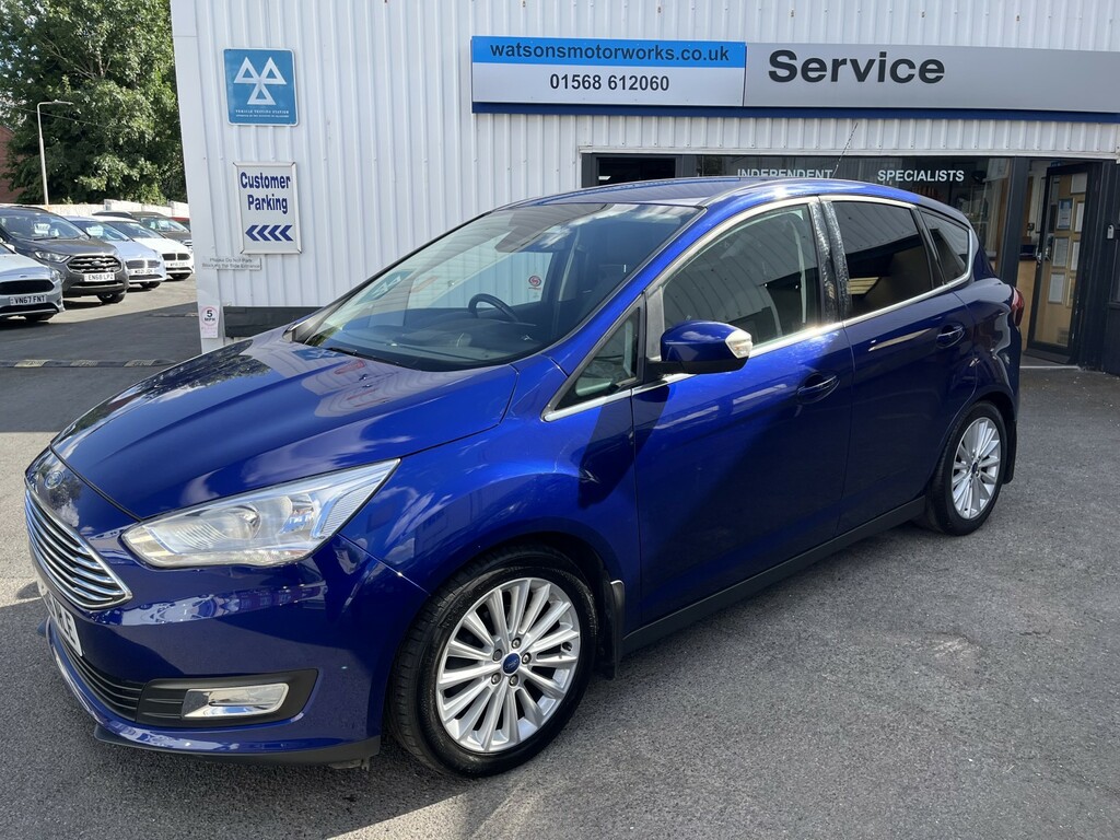 Ford C-Max 1.5 Tdci Titanium, Only 48725 Miles, 20 Road Tax Blue