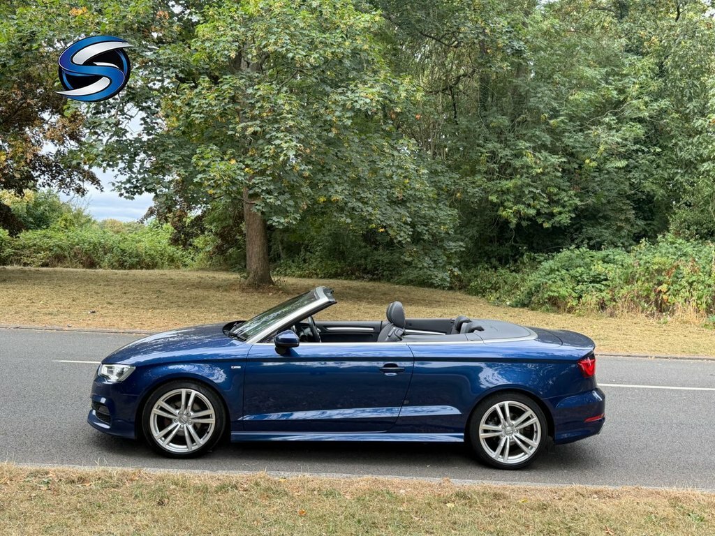 Audi A3 Cabriolet 2L S Line Blue #4