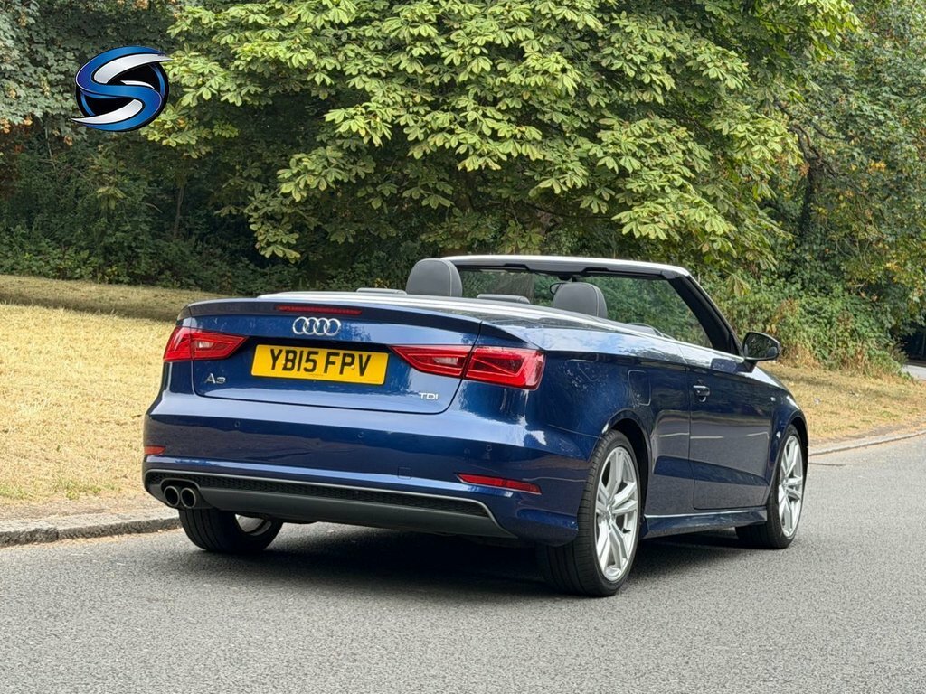 Audi A3 Cabriolet 2L S Line Blue #6