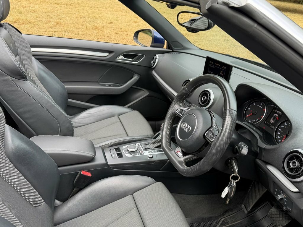 Audi A3 Cabriolet 2L S Line Blue #2