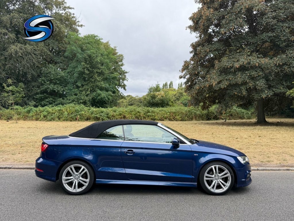 Audi A3 Cabriolet 2L S Line Blue #5