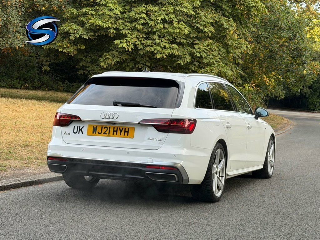 Audi A4 Avant 2L S Line White #5