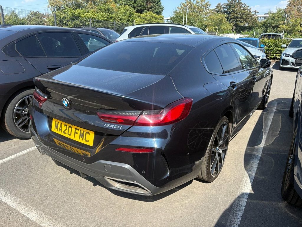 BMW 8 Series Gran Coupe 840I Black #3