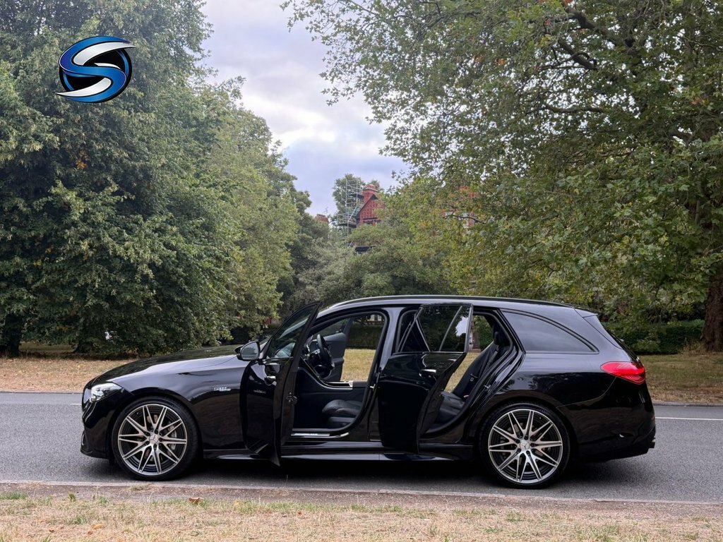 Mercedes-Benz C Class 1.5 C200h Mhev Amg Line Estate Hybrid G Black #7