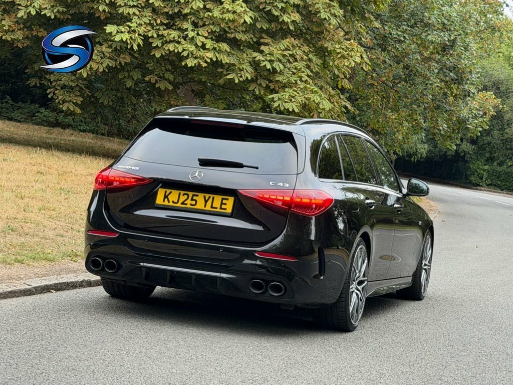 Mercedes-Benz C Class 1.5 C200h Mhev Amg Line Estate Hybrid G Black #8