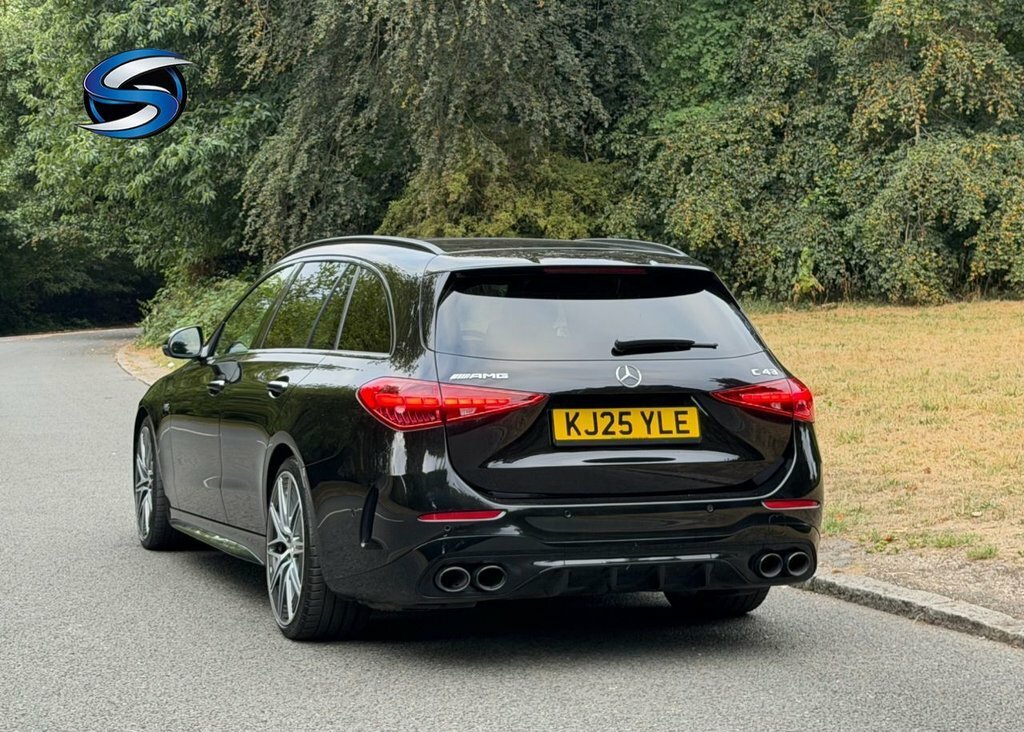 Mercedes-Benz C Class 1.5 C200h Mhev Amg Line Estate Hybrid G Black #10