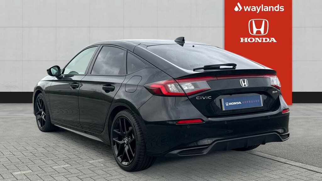 Honda Civic Honda Civic 2.0 Ehev Sport Cvt Hatchback OV73XMJ Black #3