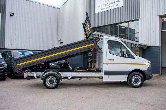 Mercedes-Benz Sprinter 2.0 315 Cdi Progressive Single Cab Tipper Dies White #3