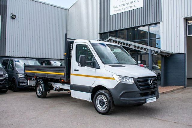 Mercedes-Benz Sprinter 2.0 315 Cdi Progressive Single Cab Tipper Dies White