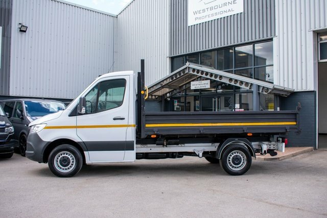 Mercedes-Benz Sprinter 2.0 315 Cdi Progressive Single Cab Tipper Dies White #5