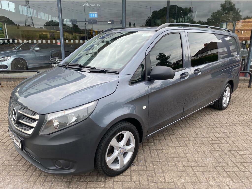 Mercedes-Benz Vito 2.1 119 Cdi Bluetec Crew Van G-tronic Rwd L3 Euro Grey #2